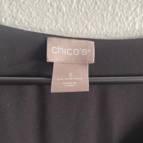 Chico’s Drape-Front Tank Size 3|XL - Picture 6 of 6